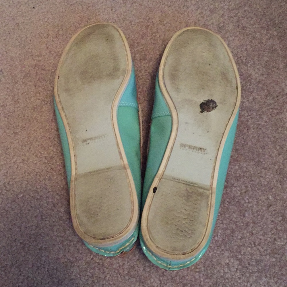 Turquoise Sperry Shoes - Picture 5 of 5